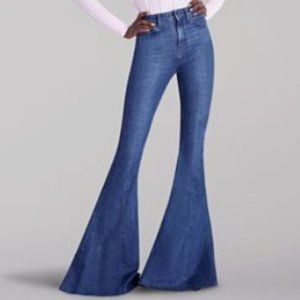 Lee Jeans Lee Body Optix X Cushnie Stone Denim Bell Bottom